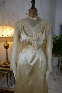 HUGHES & STARNES Wedding Dress, ca. 1915