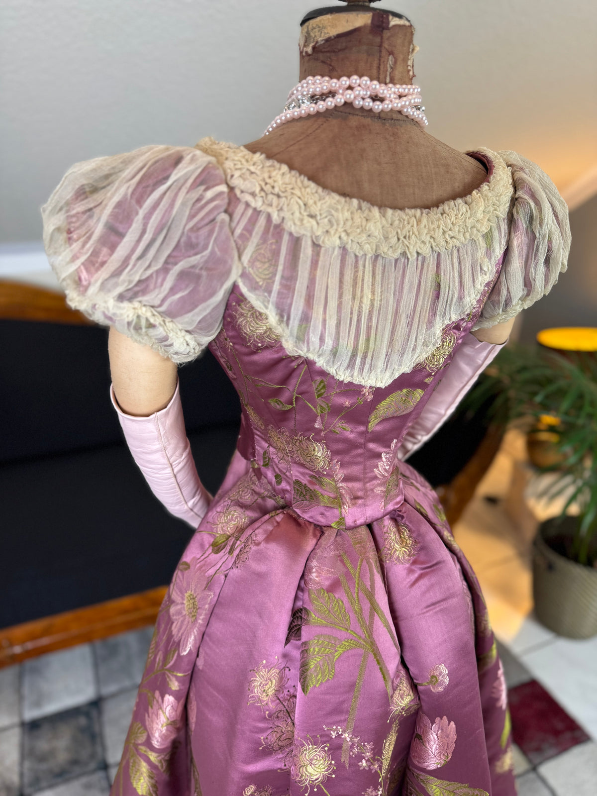 Antique Victorian Ball Gown, ca. 1895