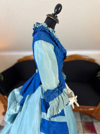 Antique Victorian Evening Dress, England, ca. 1872