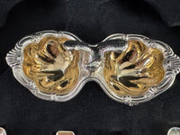 SY & Wagner Silver Salt Cellars – Prince Wilhelm, Emperor Wilhelm II, ca. 1880