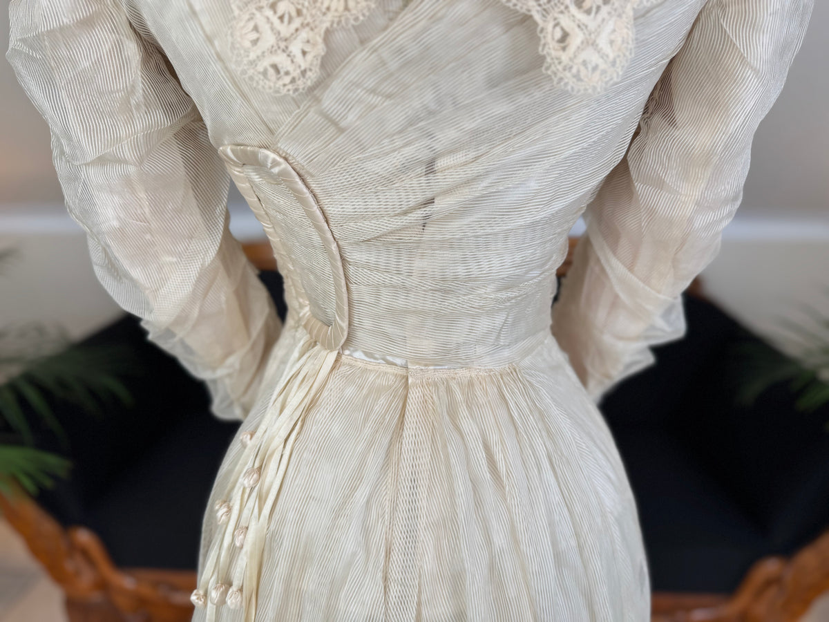 Antique Edwardian Festive Dress, ca. 1908