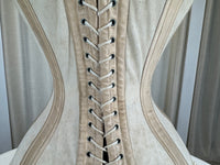 Extremely Rare CB Corset Display, ca. 1880 – Original Victorian Corset Under Glass Dome