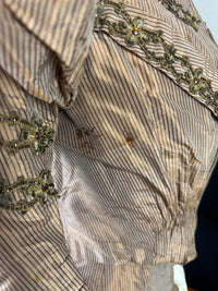 Antique Victorian Paper Silk Day Dress – England circa 1898