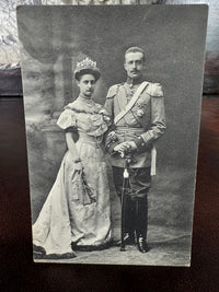 ROYAL Antique Pair of Lace Handkerchiefs with Tuscany–Württemberg Double Coat of Arms from the Wedding Trousseau of Archduchess Maria Immakulata, c. 1900