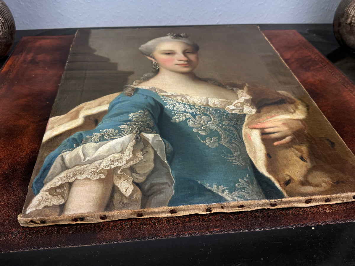Courtly Rococo Portrait of a Viennese Couple, ca. 1760 – Austrian 18th‑Century Aristocratic Painting