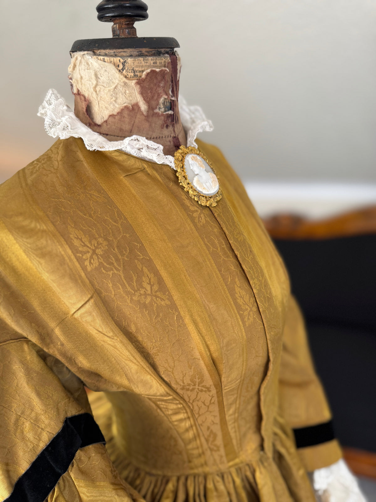 Antique Victorian Day Dress, ca. 1858