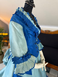 Antique Victorian Evening Dress, England, ca. 1872