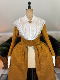 Rococo Cannelé Silk Robe à l’Anglaise, ca. 1775