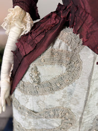 Rococo Robe à la Polonaise and Petticoat, ca. 1775