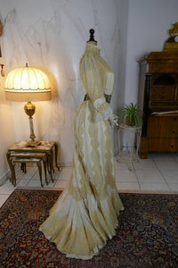 MACHERET Society Dress, New York & Paris, ca. 1901