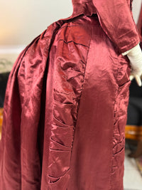 Ensemble de visite victorien antique, vers 1883