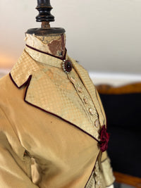 Robe de visite antique de style princesse, vers 1878