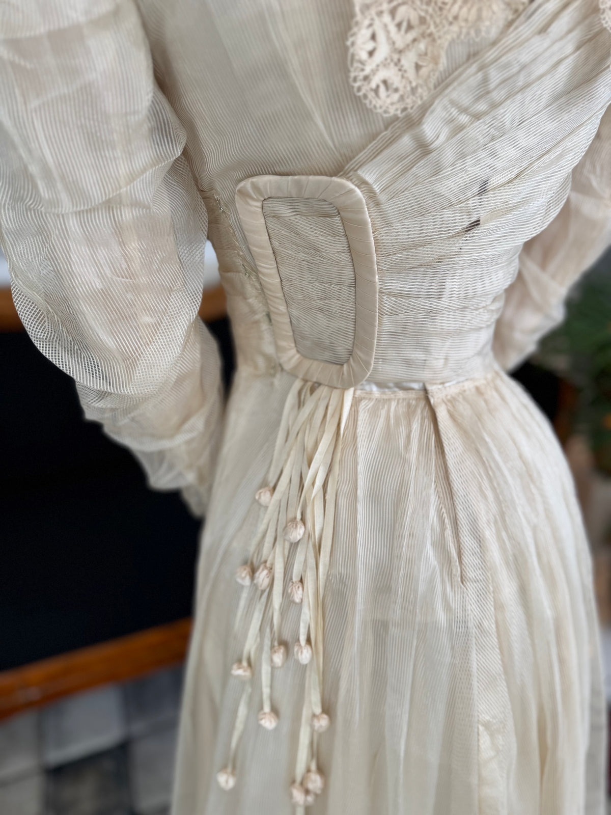 Antique Edwardian Festive Dress, ca. 1908