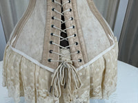 Extremely Rare CB Corset Display, ca. 1880 – Original Victorian Corset Under Glass Dome