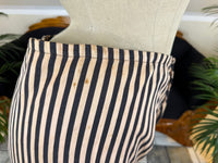 Edwardian Striped Cotton Bathing Suit Set, ca. 1910
