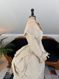 Antique Victorian Travel Dress, ca. 1883