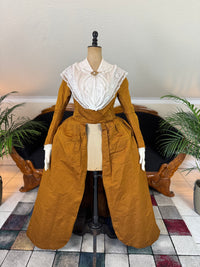 Rococo Cannelé Silk Robe à l’Anglaise, ca. 1775