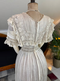 Antique Edwardian Tea Dress, America, ca. 1906