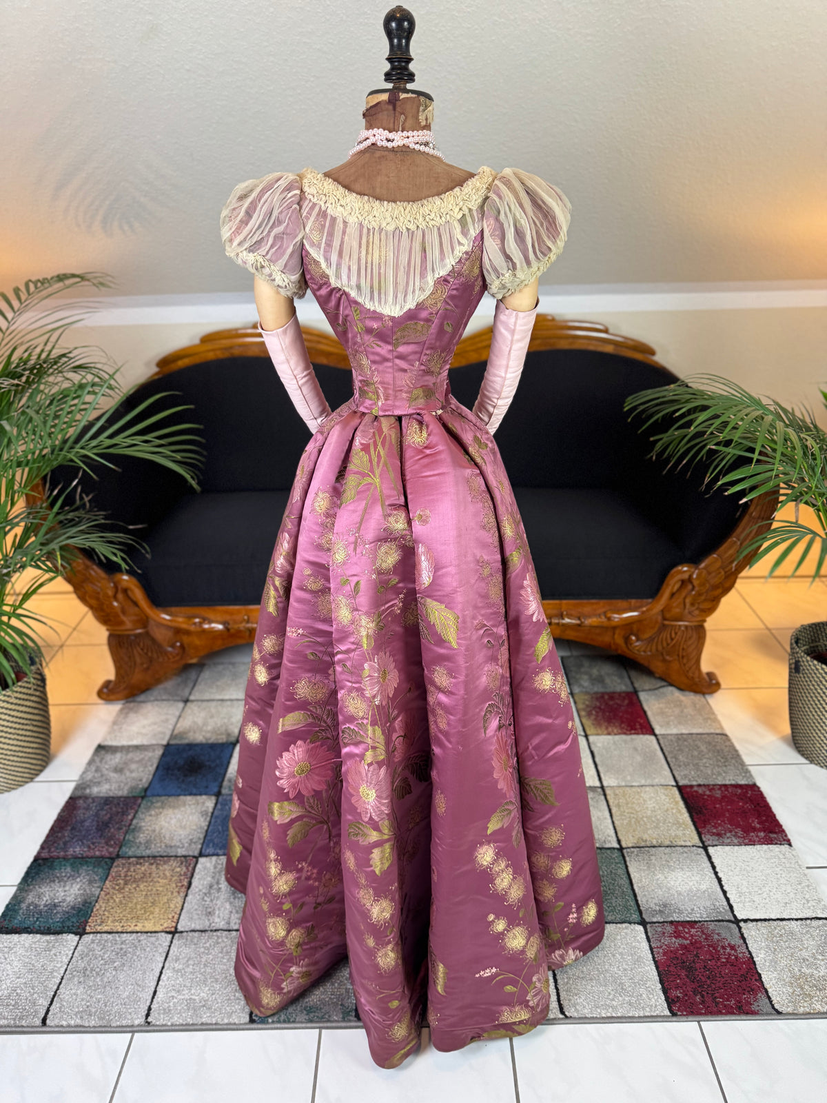 Antique Victorian Ball Gown, ca. 1895