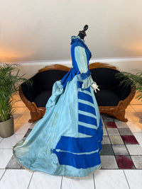 Antique Victorian Evening Dress, England, ca. 1872