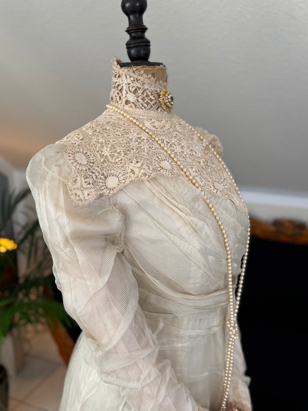 Antique Edwardian Festive Dress, ca. 1908