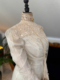 Antique Edwardian Festive Dress, ca. 1908