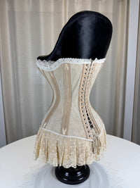 Extremely Rare CB Corset Display, ca. 1880 – Original Victorian Corset Under Glass Dome
