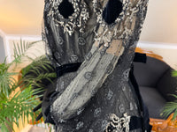 MARC WALTER Exceptional Evening Gown ca. 1904 – Parisian Couture Lace, Tulle & Velvet Masterpiece