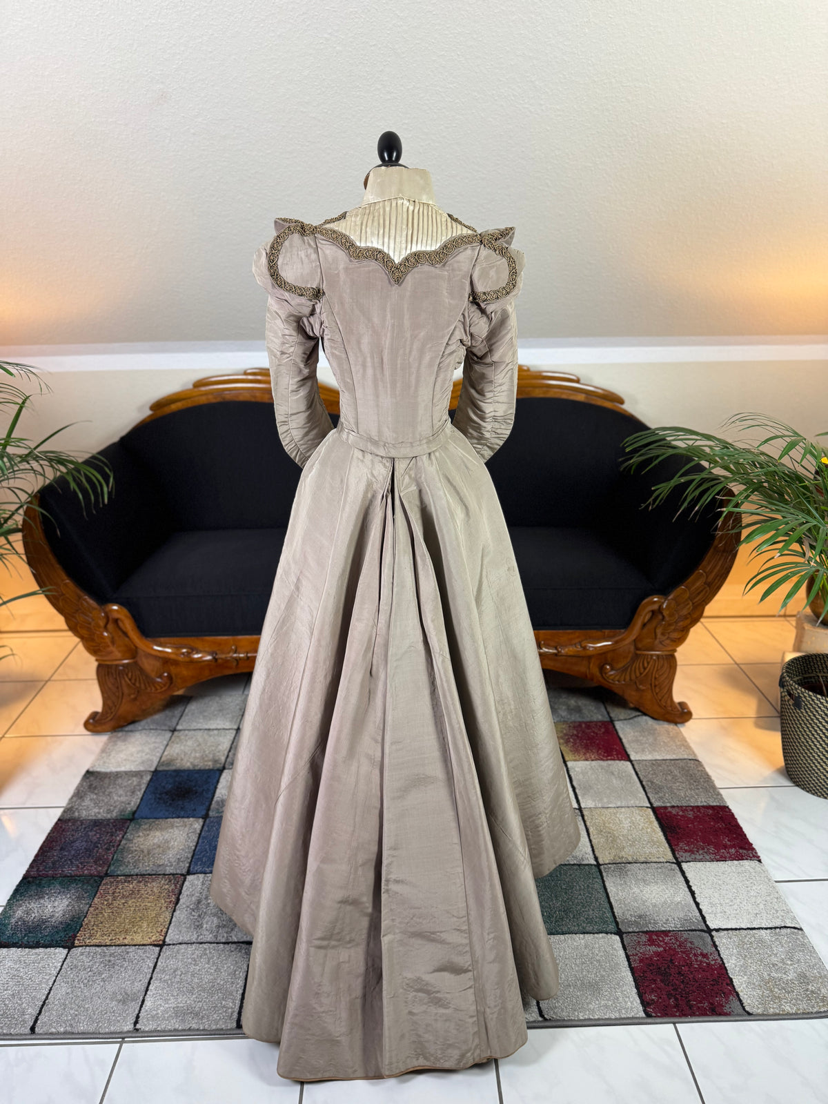 Antique Victorian Walking Dress, ca. 1897 - Three-Piece English Ensemble