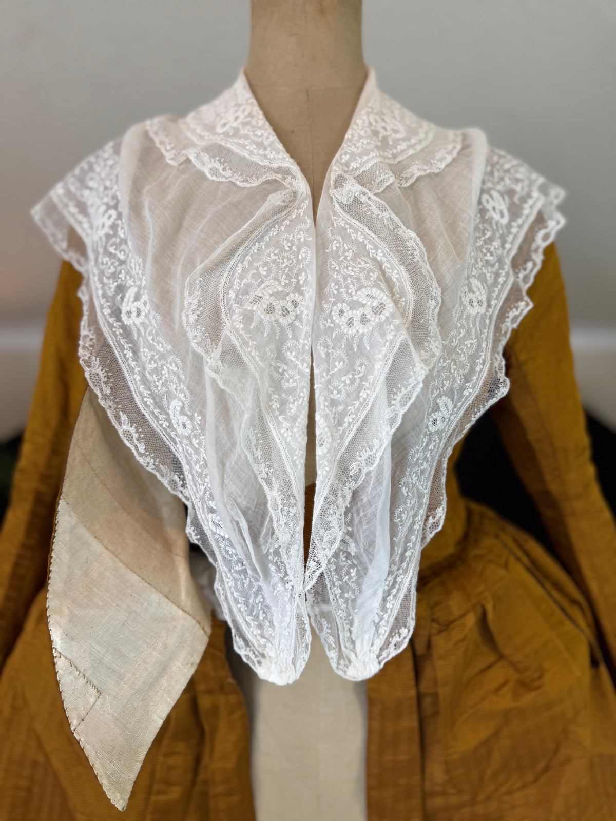 Rococo Cannelé Silk Robe à l’Anglaise, ca. 1775