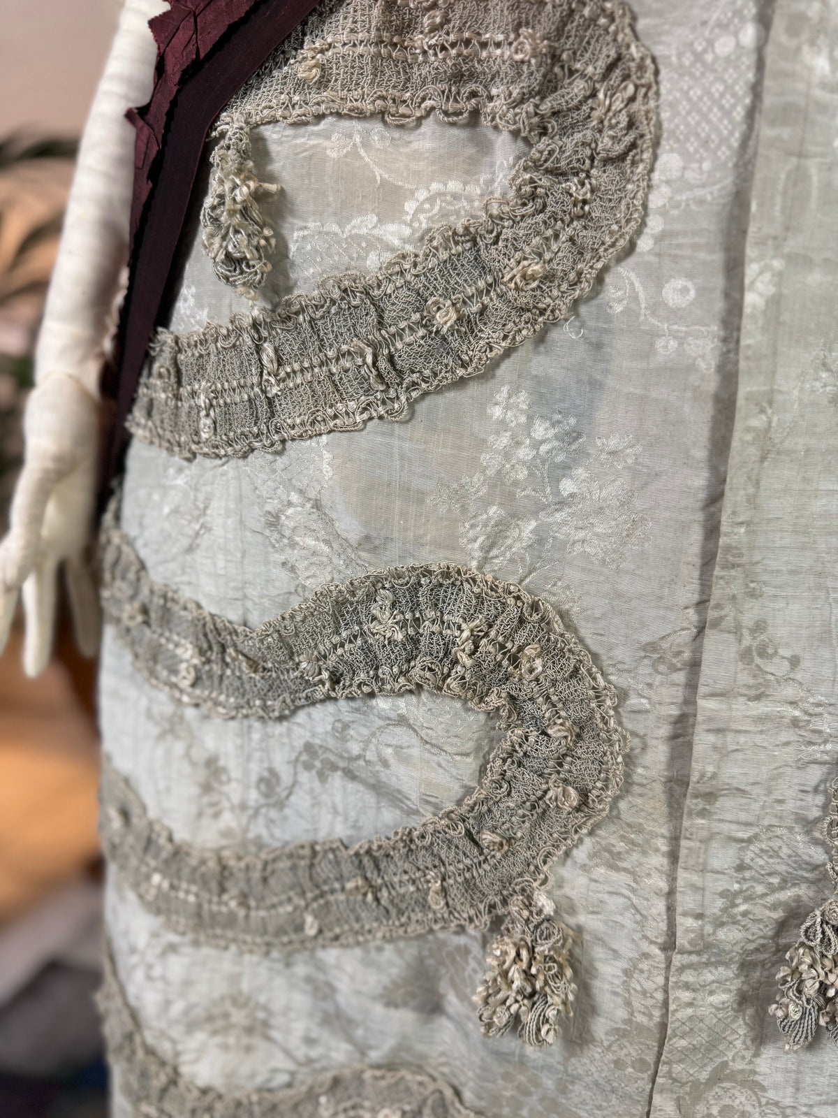 Rococo Robe à la Polonaise and Petticoat, ca. 1775