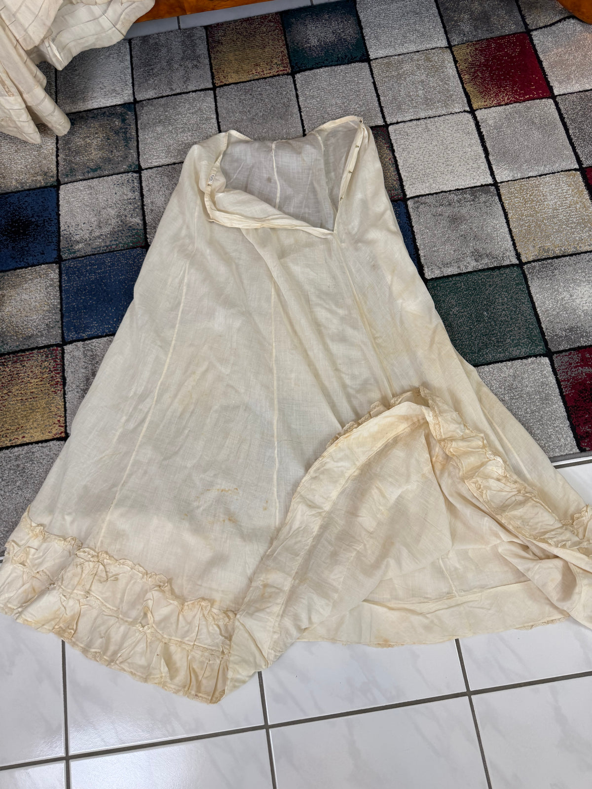 Antique Lingerie Dress, America, ca. 1904