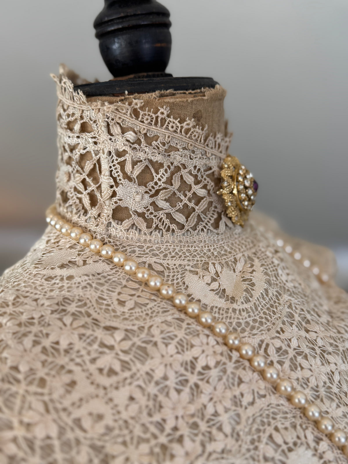 Antique Edwardian Festive Dress, ca. 1908