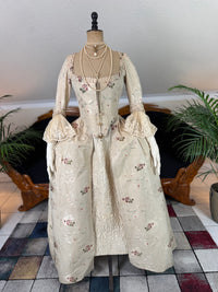 Rococo Robe á L'Anglaise and Petticoat, England, ca. 1770