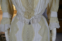 MACHERET Society Dress, New York & Paris, ca. 1901