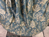 Robe à la Française in blue and cream silk damask – Authentic Eighteenth‑Century Gown, ca. 1770