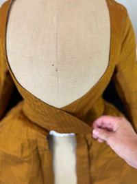 Rococo Cannelé Silk Robe à l’Anglaise, ca. 1775