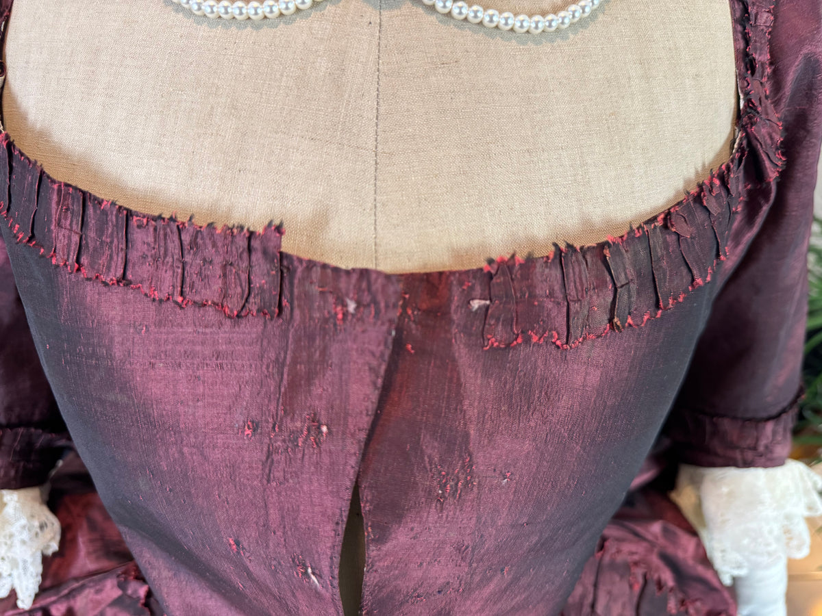 Rococo Robe à la Polonaise and Petticoat, ca. 1775
