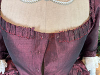 Rococo Robe à la Polonaise and Petticoat, ca. 1775