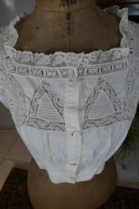 Corset Cover, Madrid, ca. 1904