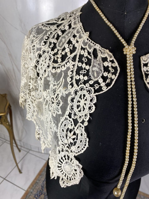 Handmade Lace Collar, ca. 1890