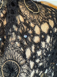 Crocheted Wool Shawl, ca. 1915