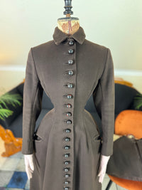 Ensemble de voyage victorien en laine avec sac assorti, Allemagne, vers 1898