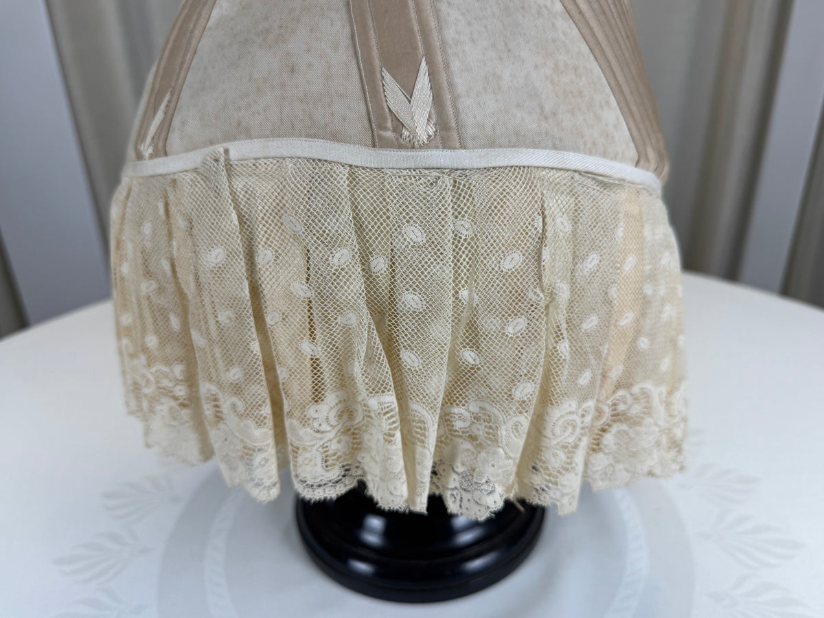 Extremely Rare CB Corset Display, ca. 1880 – Original Victorian Corset Under Glass Dome