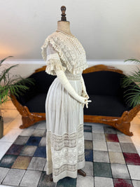 Antique Edwardian Tea Dress, America, ca. 1906