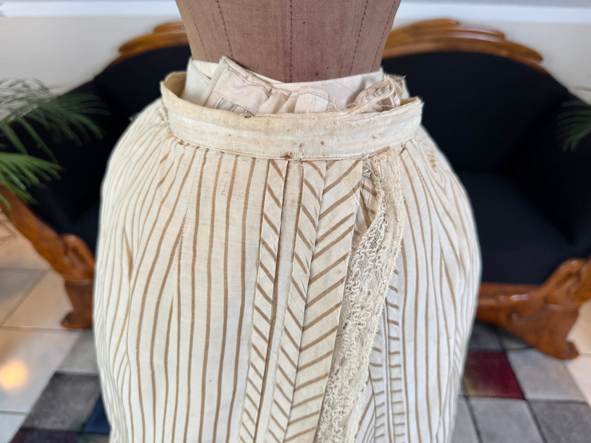 Antique Victorian Travel Dress, ca. 1883