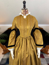 Antique Victorian Day Dress, ca. 1858