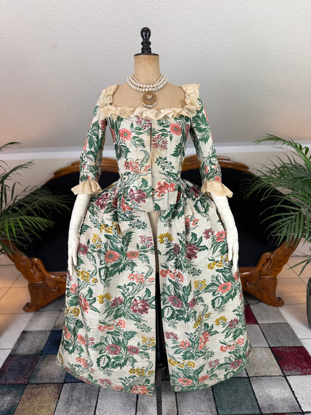 Rococo Robe á L’Anglaise, England, ca. 1730
