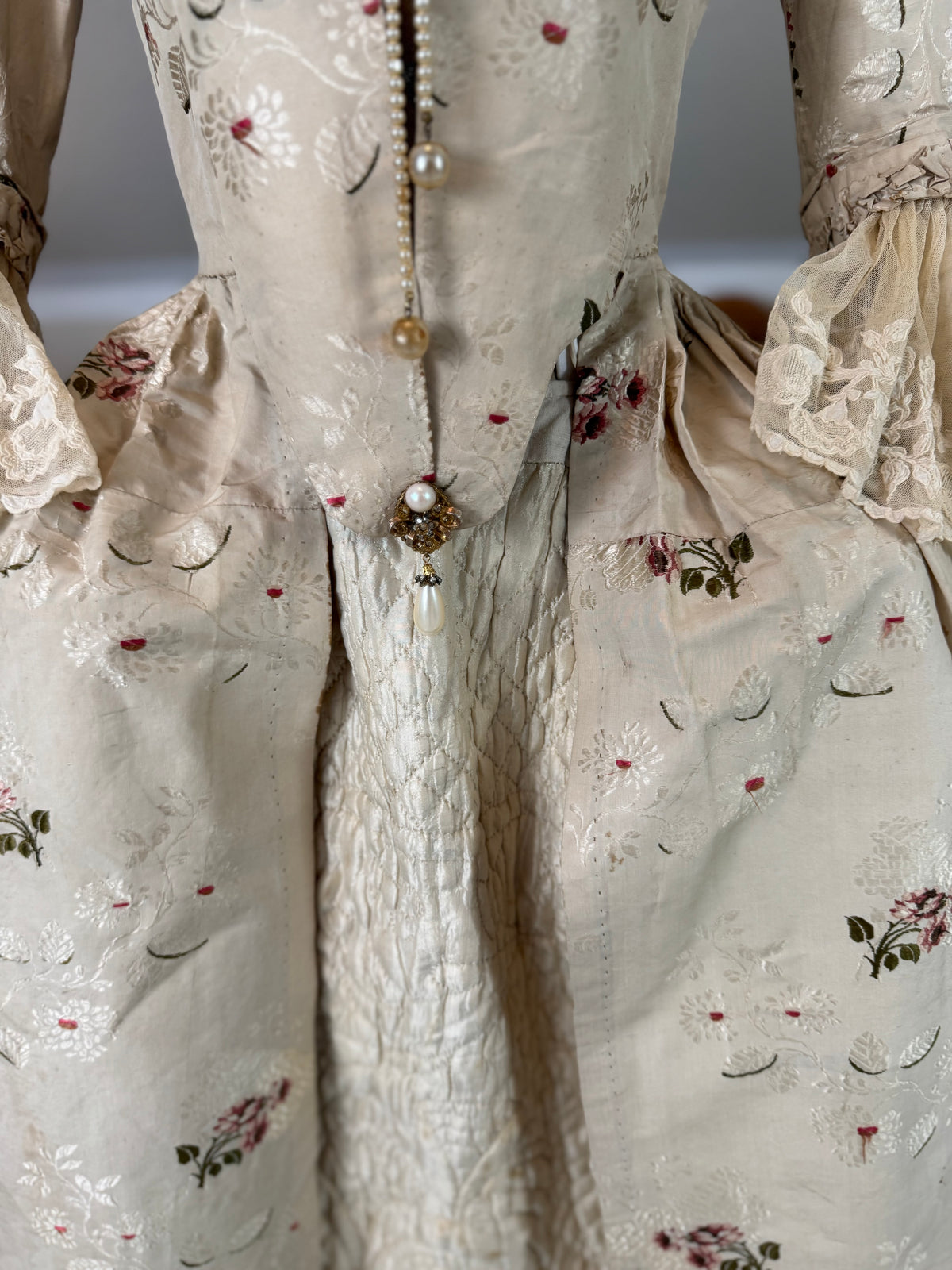 Rococo Robe á L'Anglaise and Petticoat, England, ca. 1770