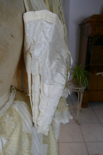 MACHERET Society Dress, New York & Paris, ca. 1901